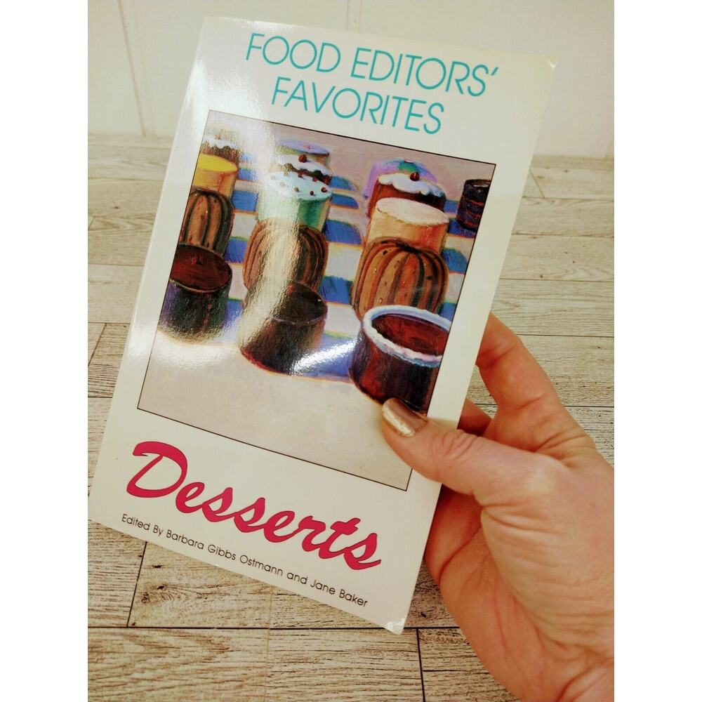 Desserts Food Editors' Favorites Recipes VTG 1988 MADD Special Edition Cookbook